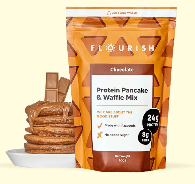 Flourish Chocolate Pancake Mix [430g]