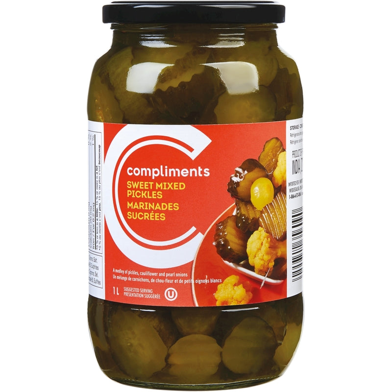 Compliments Sweet Mixed Pickles [1l]