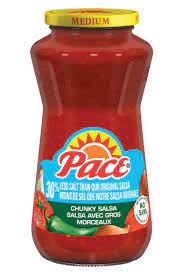 PaceChunkySalsaMedLessSalt [642ml]
