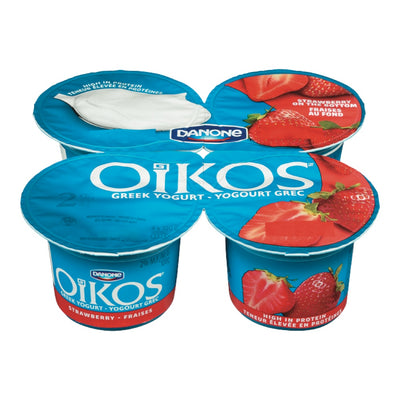 Danone Oikos Strawberry Greek Yogurt [4pk]