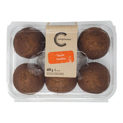 Compliments Carrot Muffins [6pk]