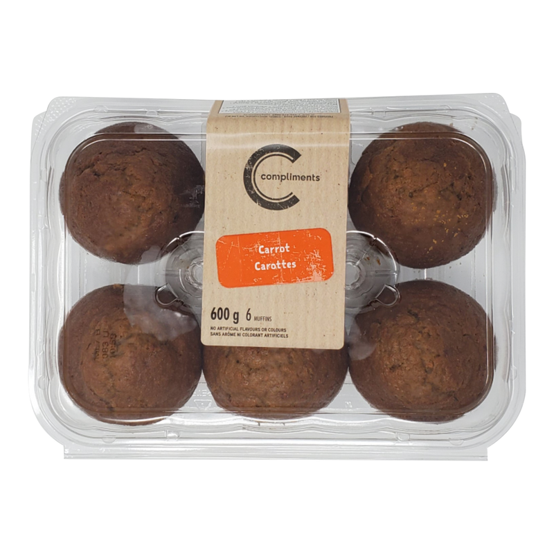 Compliments Carrot Muffins [6pk]