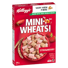 Kelloggs Mini Wheat Strawberry [390g]