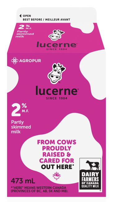 Lucerne 2% Milk 473ml