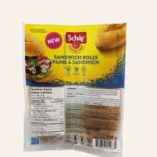 Schar Sandwich Rolls GF 150gr