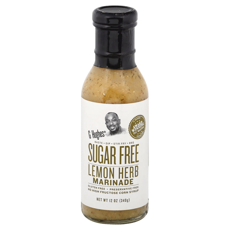 G Hughes Smokehouse Sugar Free Lemon Herb Marinade, 340 g