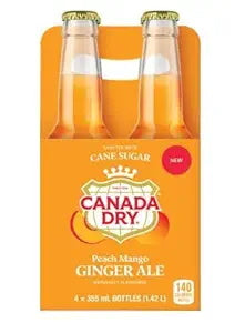 CanadaDry Peach Mango [4pk]
