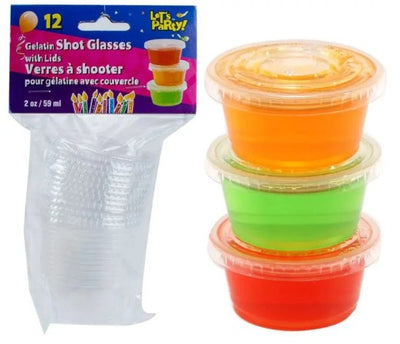 Lets Party 12pcs 2oz Gelatin
