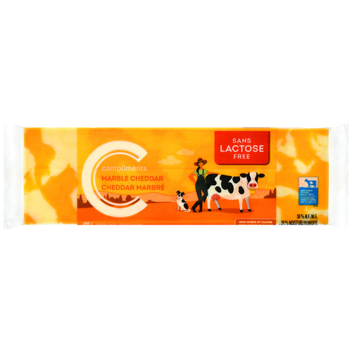 Compliments Lactose Free Marble Cheese [400g]