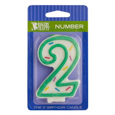 Number 2 Birthday Candle