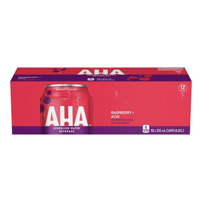 AHA Sparkling Raspbery Acai [12pk]