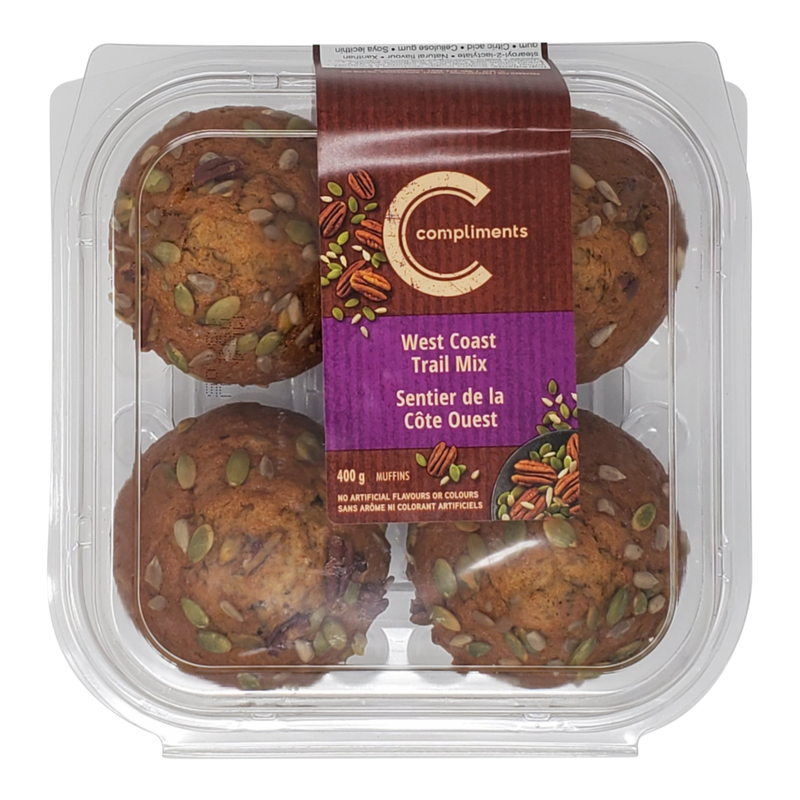Compliments West Coast Trail Mix Muffins [4pk]