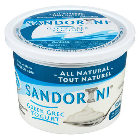 Santorini Dairy Plain Greek Yogurt [500g]