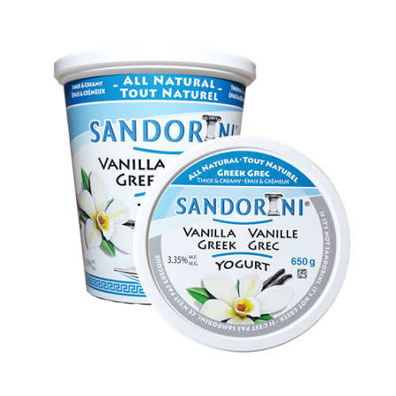 Santorini Vanilla Greek Yogurt [650g]