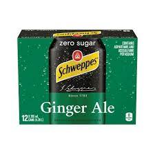 Schweppe Ginger Ale Zero Sugar [12pk]