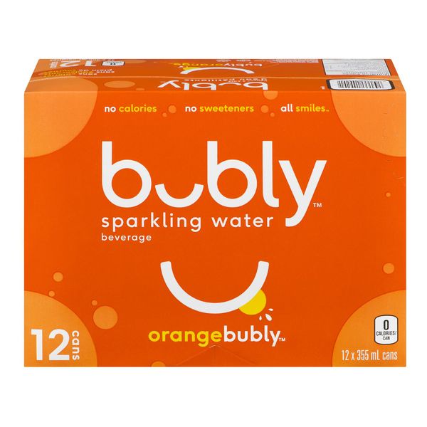 Bubly Sparkling Water Orange [355ml]