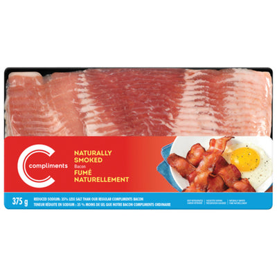 Compliments Low Salt Smoked Bacon [375g]