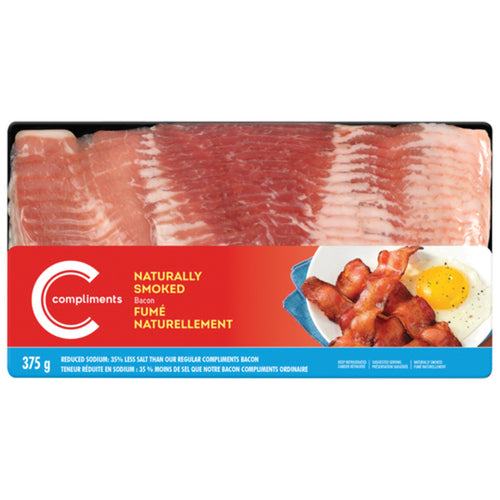 Compliments Low Salt Smoked Bacon [375g]
