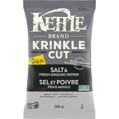 Kettle Chips Salt Fresh Pepper [198g]