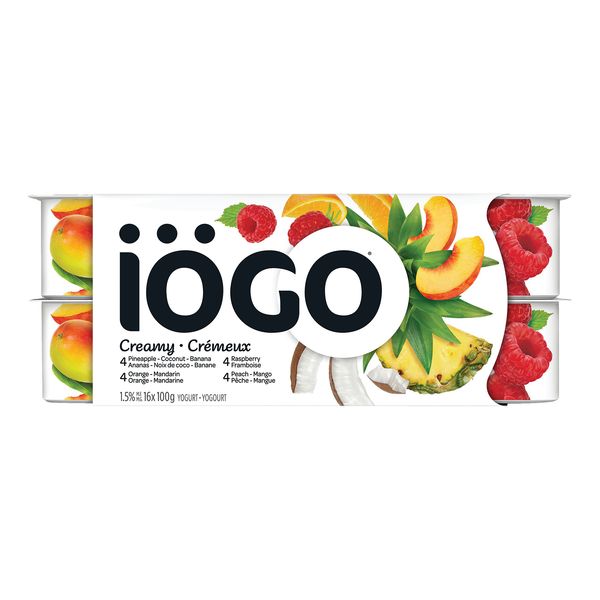 Iogo Tropical Assorted Yogurt [16pk]