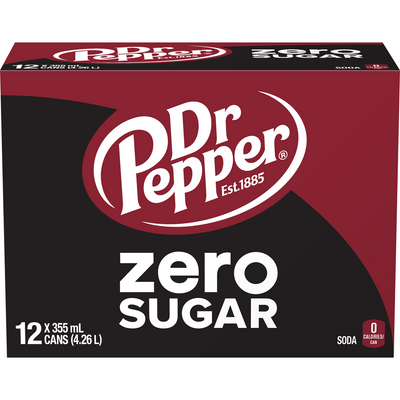 Dr. Pepper Zero 12x355ml [12 pkg]