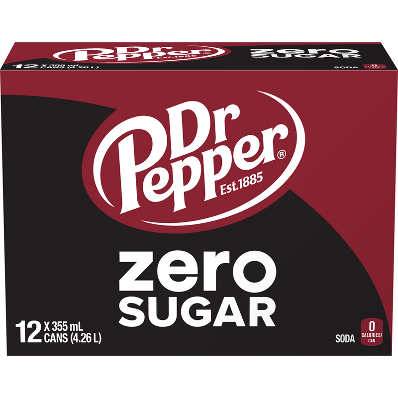 Dr. Pepper Zero 12pk [355ml]