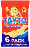 Tayto Crisps Cheese & Onion 6pk