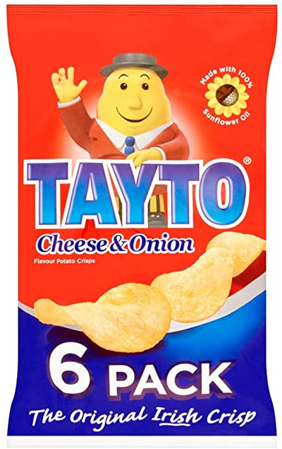 Tayto Crisps Cheese & Onion 6pk