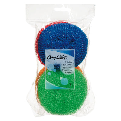 PolyPotScrubbers4pk [4 pkg]