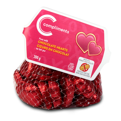 ComplimentsMilkChocHearts [200g]