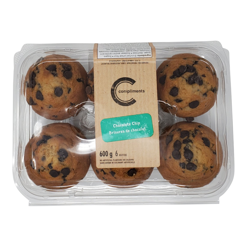 Compliments Chocolate Chip Muffins [6pk]