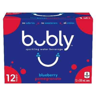 Bubly Blueberry Pomegranate [355ml]