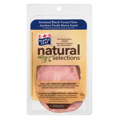 Maple Leaf Natural Selections Smoked Black Forest Ham [175g]