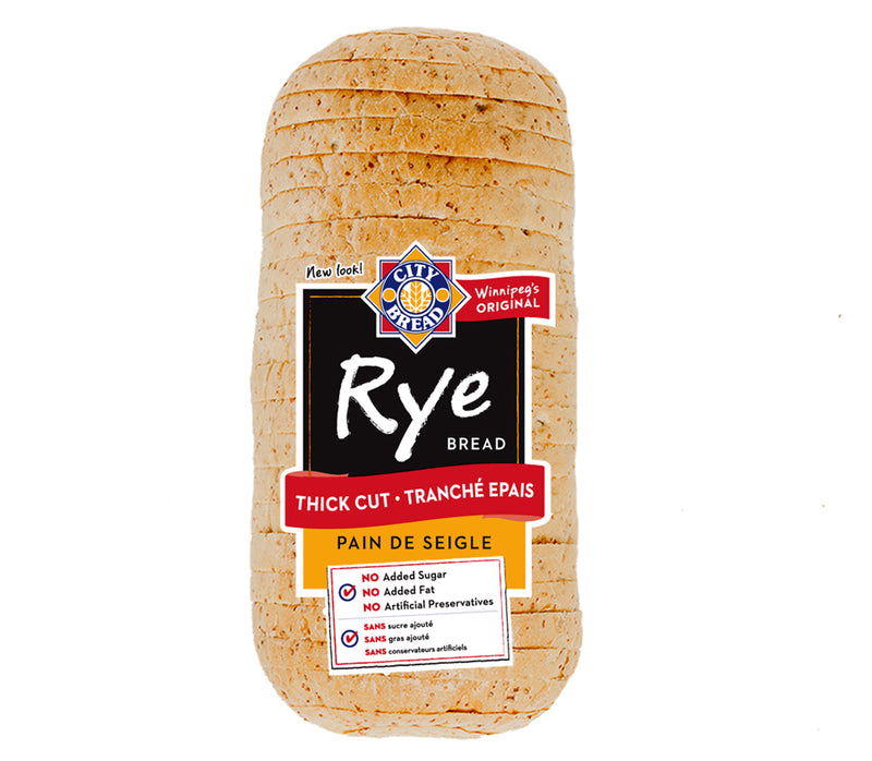 City Rye Bread Thick Sliced [480g]
