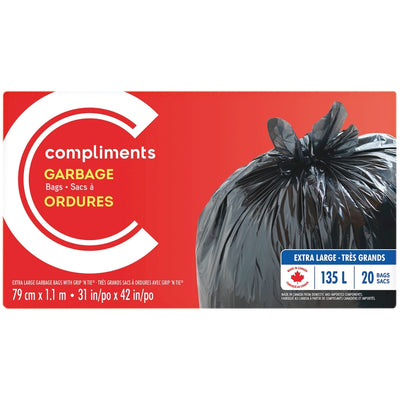 ComGarbageBagXL20pk [20 pkg]