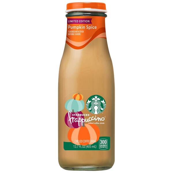 Starbucks Frappuccino Pumpkin Spice Chilled Coffee Drink, 405 mL