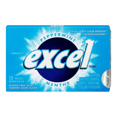 Excel Peppermint Gum [12pk]
