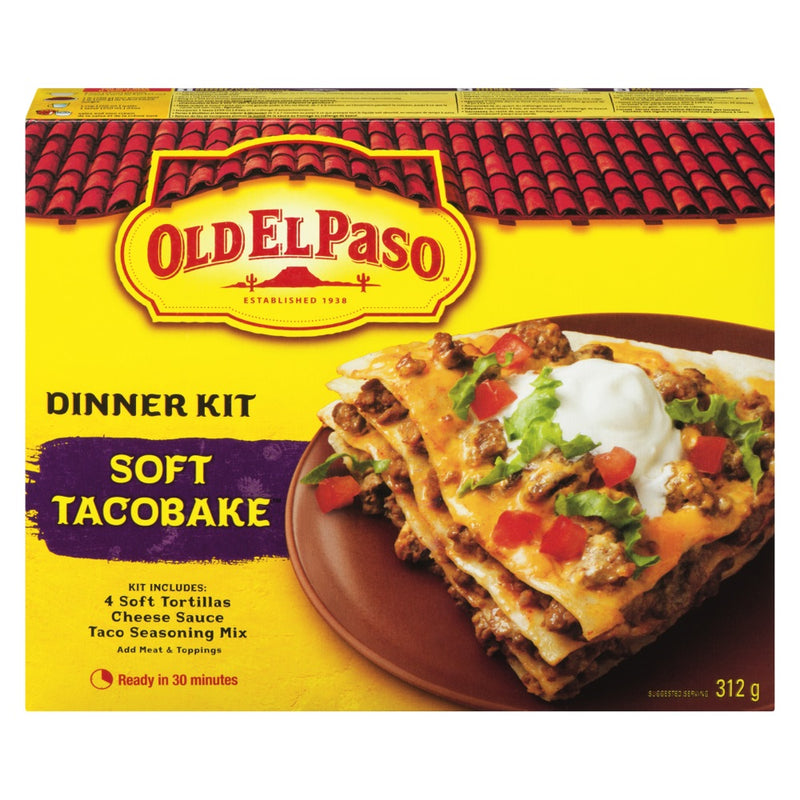 Old El Paso Soft Taco Bake Kit [312g]