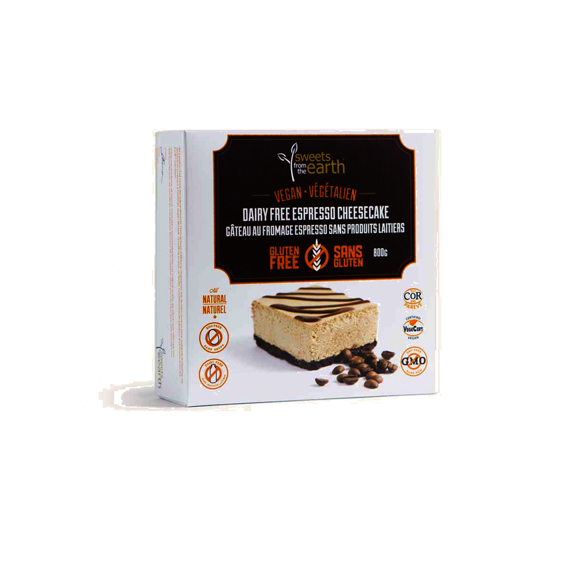 Sweets From The Earth Dairy Free Espresso Cheesecake, 800 g