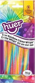 Huer Sour Rainbow Creme Whips [70g]