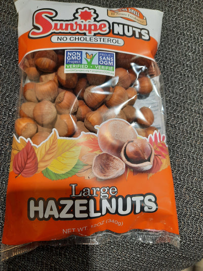 Sunripe Hazelnuts 340gr