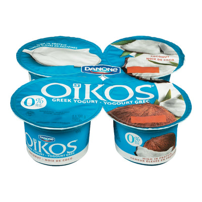 Oikos 0% Greek Yogurt Coconut [4pk]