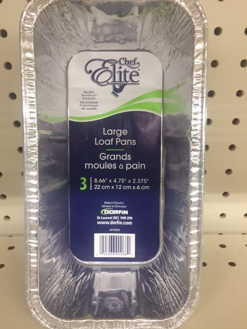 Chef Elite Large Loaf Pans [3pk]