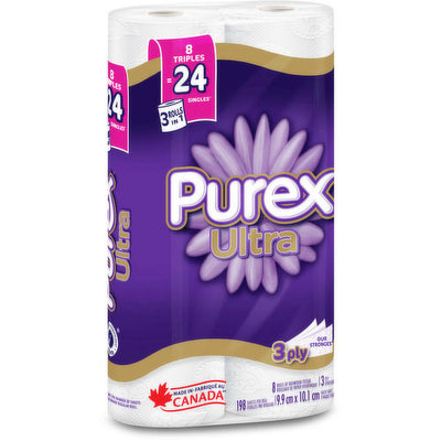 Purex Bath Tissue Ultra Lux [8pk]