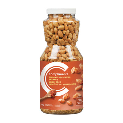 Compliments Seasoned Dry Roasted Peanuts 700g