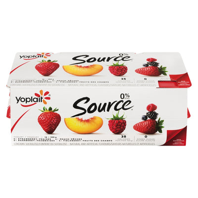 Yop Source Strawberry Field Peach Raspberry [16pk]