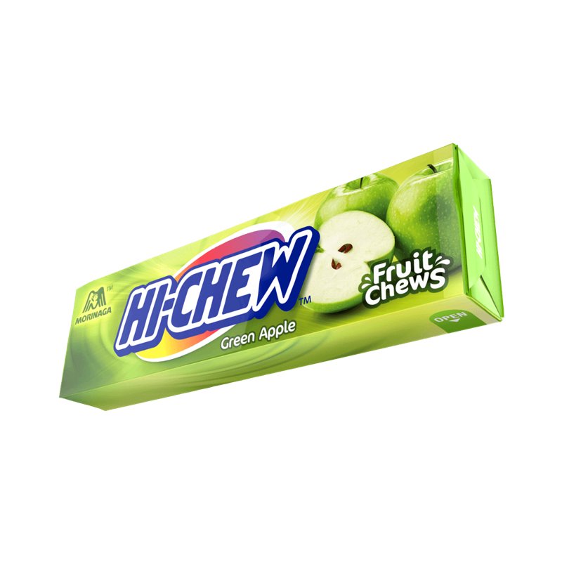 Hi-Chew Green Apple Flavoured Fruit Chews, 58g