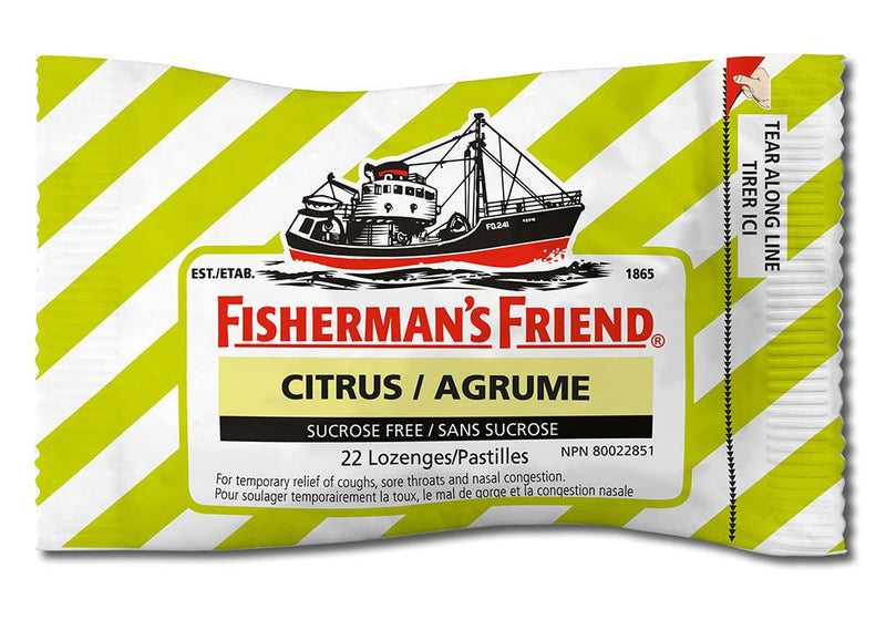 Fisherman's Citrus Sucrose Free Lozenges, 22 ct [22pk]
