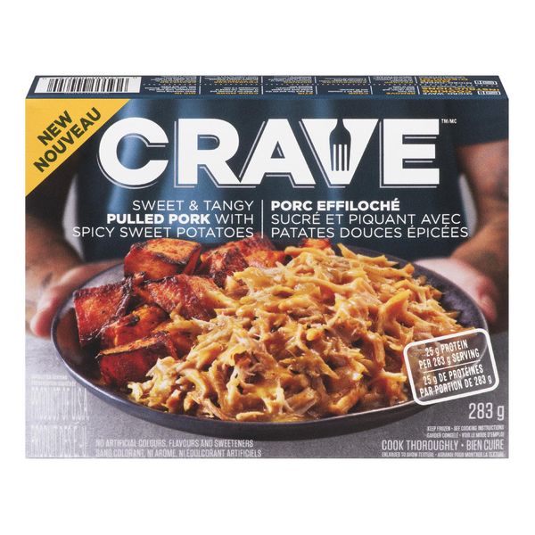 Crave Sweet & Tangy Pulled Pork With Spicy Sweet Potatoes [283g]
