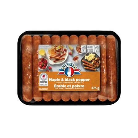 Olymel Maple Black Pepper Sausage [375g]